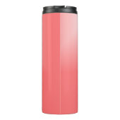 Roze en witte Design Thermosbeker (Achterkant)