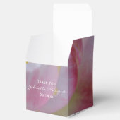 Roze en witte drift bedankdoosjes (Geopend)