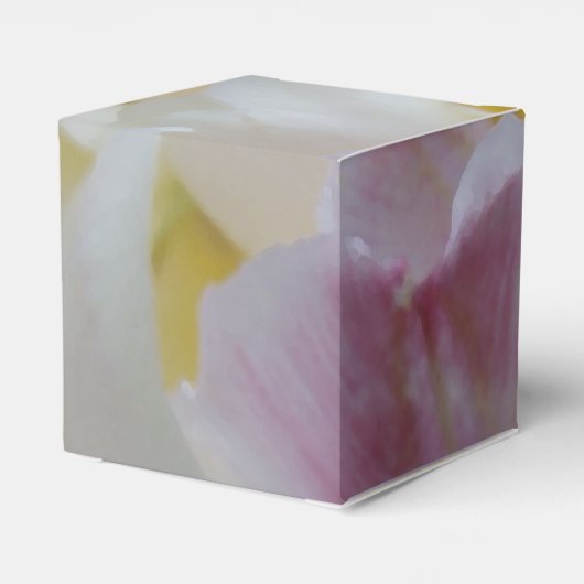 Roze en witte drift bedankdoosjes (Achterkant)