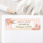 =Roze en witte etiketten voor de terugkeer van vo (Insitu)