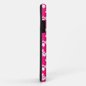 Roze en witte flora, herstellend patroon Case-Mate iPhone case (Achterkant/rechts)