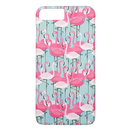 Roze en witte gewassen van vlamingos Case-Mate iPhone case (Achterkant)