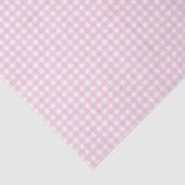 Roze en witte Gingham Tissuepapier (Detail)