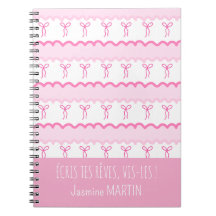 Roze en witte girly achtergrond met coquette strik