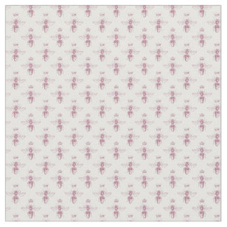 Roze en witte grafische ontwerpen stof