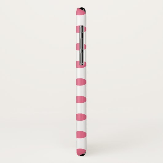 Roze en witte haarpunten Case-Mate iPhone case (Achterkant/links)