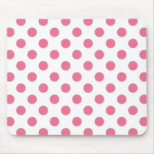Roze en witte haarpunten muismat