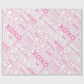 Roze en witte handschokken en draaiend papier (Vlak)