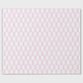 Roze en witte Japanse yagasuri Pattern Gift Wrap Cadeaupapier (Vlak)