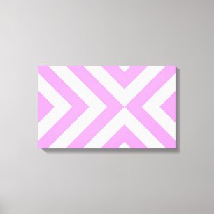 Roze en witte kaas canvas afdruk