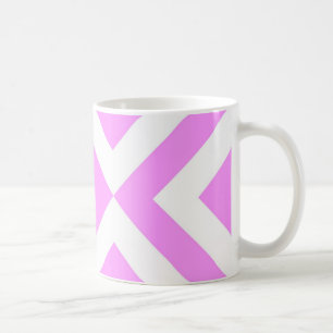 Roze en witte kaas koffiemok