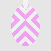 Roze en witte kaas ornament (achterkant)
