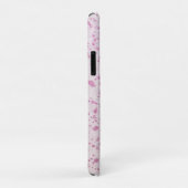 Roze en witte Koeienhuid Western land Case-Mate iPhone Case (Achterkant/rechts)