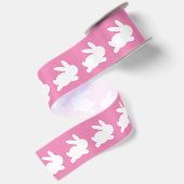 Roze en Witte Konijn Lint (Achterkant)
