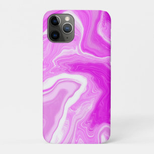 Roze en witte marmer iPhone 11 pro hoesje