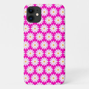 Roze en witte melkventilator iPhone 11 hoesje