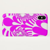 Roze en witte mod Case-Mate iPhone case (Achterkant (horizontaal))