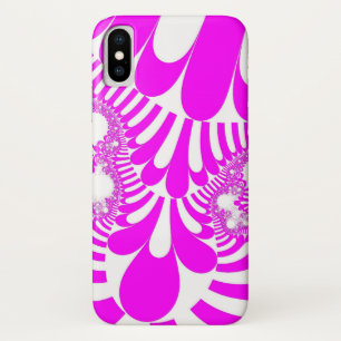 Roze en witte mod iPhone x hoesje