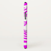 Roze en witte mod Case-Mate iPhone case (Achterkant / rechts)