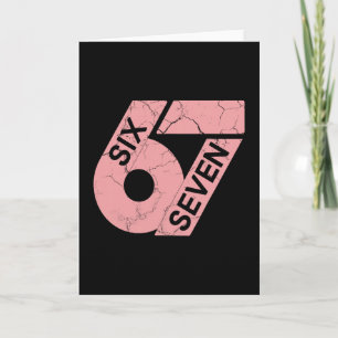 Roze en witte nummer 67 jersey speler uniform #67 kaart