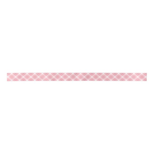 Roze en witte patronen lint (Voorkant)