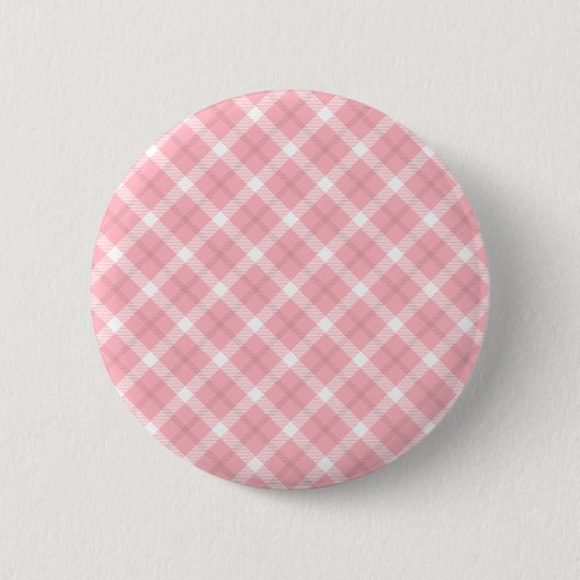 Roze en witte patronen ronde button 5,7 cm (Voorkant)