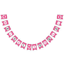 Roze en witte poka Dots Harten Vrijgezellenfeest