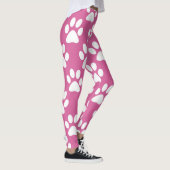 Roze en witte poten leggings (Rechts)