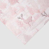 Roze en witte rendieren en kerstbomen tissuepapier (Detail)