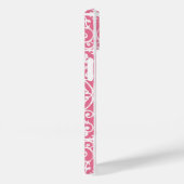 Roze en witte rollen Case-Mate iPhone case (Achterkant / Rechts)