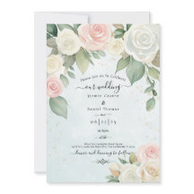 Roze en Witte Roos Donkere Bloemen