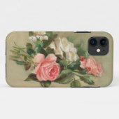 Roze en witte Rose Bouquet Case-Mate iPhone Case (Achterkant (horizontaal))
