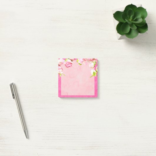 Roze en Witte Rozen Post-It Notities Post-it® Notes (Kantoor)
