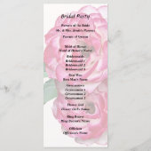 Roze en witte rozen programma (Achterkant)