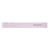 Roze en witte Snoep Stripe met gepersonaliseerde t Lint (Voorkant)