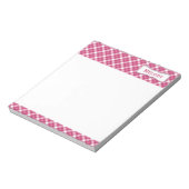  roze en witte speldenstang notitieblok (Gedraaid)