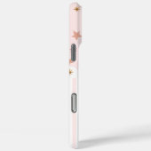 Roze en Witte Streep Gouden Sterren Parijs Geïnspi Case-Mate iPhone Case (Achterkant / Rechts)