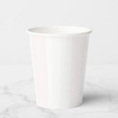 Roze en witte streep papieren bekers (Rechts)