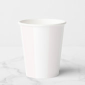 Roze en witte streep papieren bekers (Voorkant)