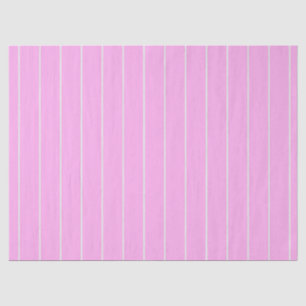 Roze en Witte Streep Patroon Tissuepapier