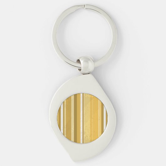 Roze en witte streep sleutelhanger (Voorkant)