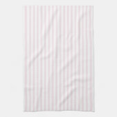 Roze en witte strepen - keukenhanddoek (Verticaal)