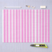 Roze en witte strepen tissuepapier (Craft)