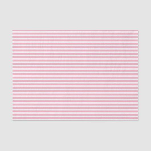 Roze en witte streping tissuepapier (Voorkant)