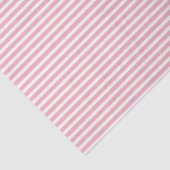 Roze en witte streping tissuepapier (Detail)