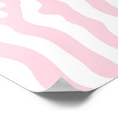 Roze en witte tinten poster (Hoek)