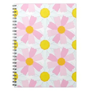 Roze en witte vleermuis notitieboek