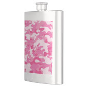 Roze en witte vormgeving heupfles (Links)