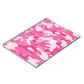Roze en witte vormgeving notitieboek (Linkerzijde)