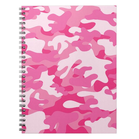 Roze en witte vormgeving notitieboek (Voorkant)